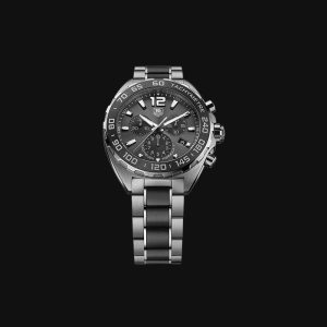 Qeuer Carrera Calibre 5 Black Dial Men's Watch WAR211AF